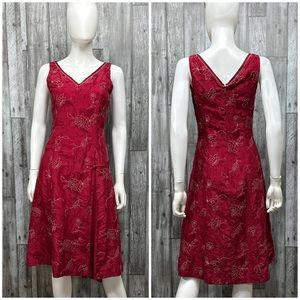 Anthropologie Beth Bowley Silk Blend Dress